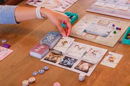 Stonemaier Games: Wyrmspan (Base Game) - A Wingspan Game by Connie Vogelmann | Build a Cavernous Sanctuary for Unique, Stunning Dragons | Strategy Board Game for Adults & Family | 1-5 Players, 120 Min