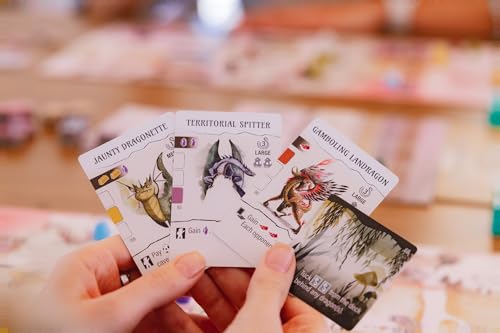 Stonemaier Games: Wyrmspan (Base Game) - A Wingspan Game by Connie Vogelmann | Build a Cavernous Sanctuary for Unique, Stunning Dragons | Strategy Board Game for Adults & Family | 1-5 Players, 120 Min