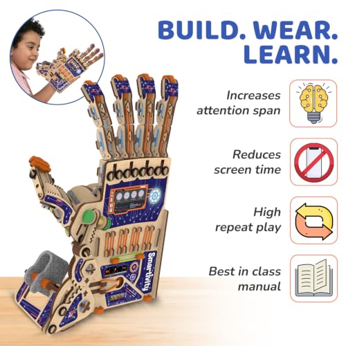 Smartivity Robotic Mechanical Hand STEM Toy for Kids 8-14