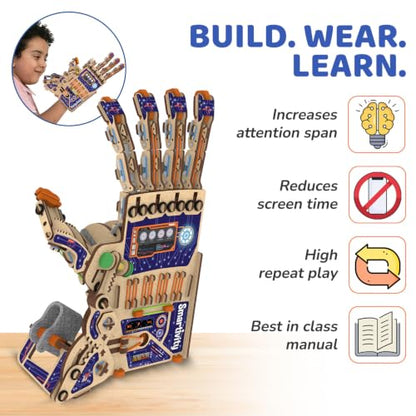 Smartivity Robotic Mechanical Hand STEM Toy for Kids 8-14