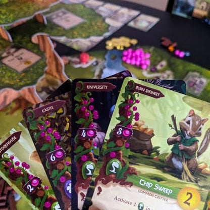 Everdell Collector’s Edition & Complete Collection | Deluxe Strategy Board Games with Exclusive Content, Metal Tokens, Expansions, & Ever Tree | Worker Placement, Tableau Building, 1-4 Players,Ages 10