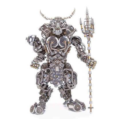 Metalkitor 3D Metal Puzzles for Adults, Bull Head Monster Model Kits DIY Ornament - Assembly Jigsaw Crafts Brain Teaser - Perfect Desk Decor and Gift Choice(2500+PCS)