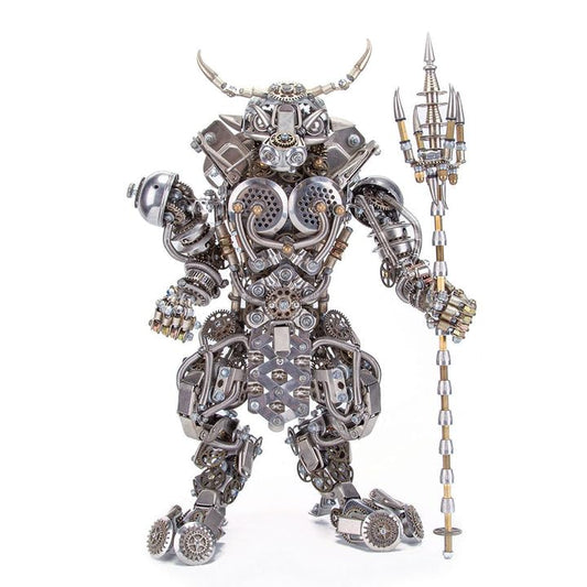 Metalkitor 3D Metal Puzzles for Adults, Bull Head Monster Model Kits DIY Ornament - Assembly Jigsaw Crafts Brain Teaser - Perfect Desk Decor and Gift Choice(2500+PCS)