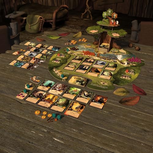 Everdell Collector’s Edition & Complete Collection | Deluxe Strategy Board Games with Exclusive Content, Metal Tokens, Expansions, & Ever Tree | Worker Placement, Tableau Building, 1-4 Players,Ages 10