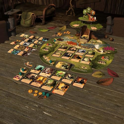 Everdell Collector’s Edition & Complete Collection | Deluxe Strategy Board Games with Exclusive Content, Metal Tokens, Expansions, & Ever Tree | Worker Placement, Tableau Building, 1-4 Players,Ages 10