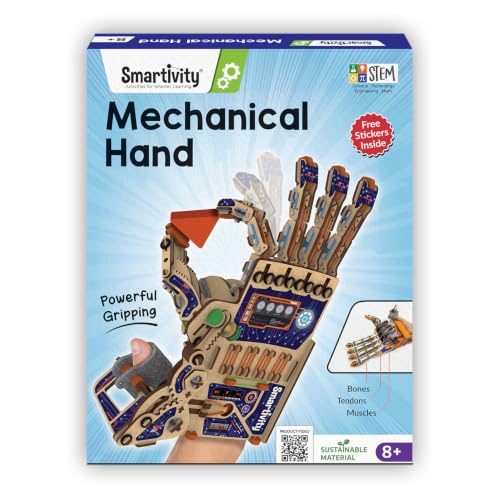 Smartivity Robotic Mechanical Hand STEM Toy for Kids 8-14