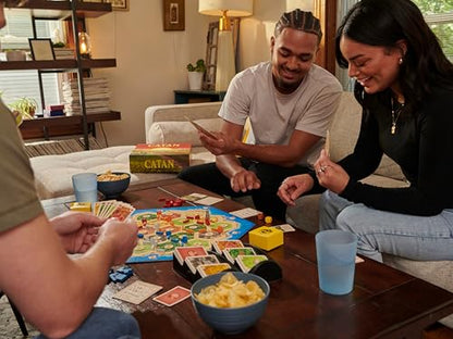 CATAN Board Game - Embark on a Journey of Discovery and Trade! Civilization Building Strategy Game, Family Game for Kids & Adults