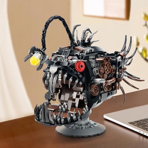 XITALAXU Mechanical Fish Building Sets STEM Building Toy for Adult Boy 8-14