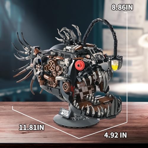 XITALAXU Mechanical Fish Building Sets STEM Building Toy for Adult Boy 8-14