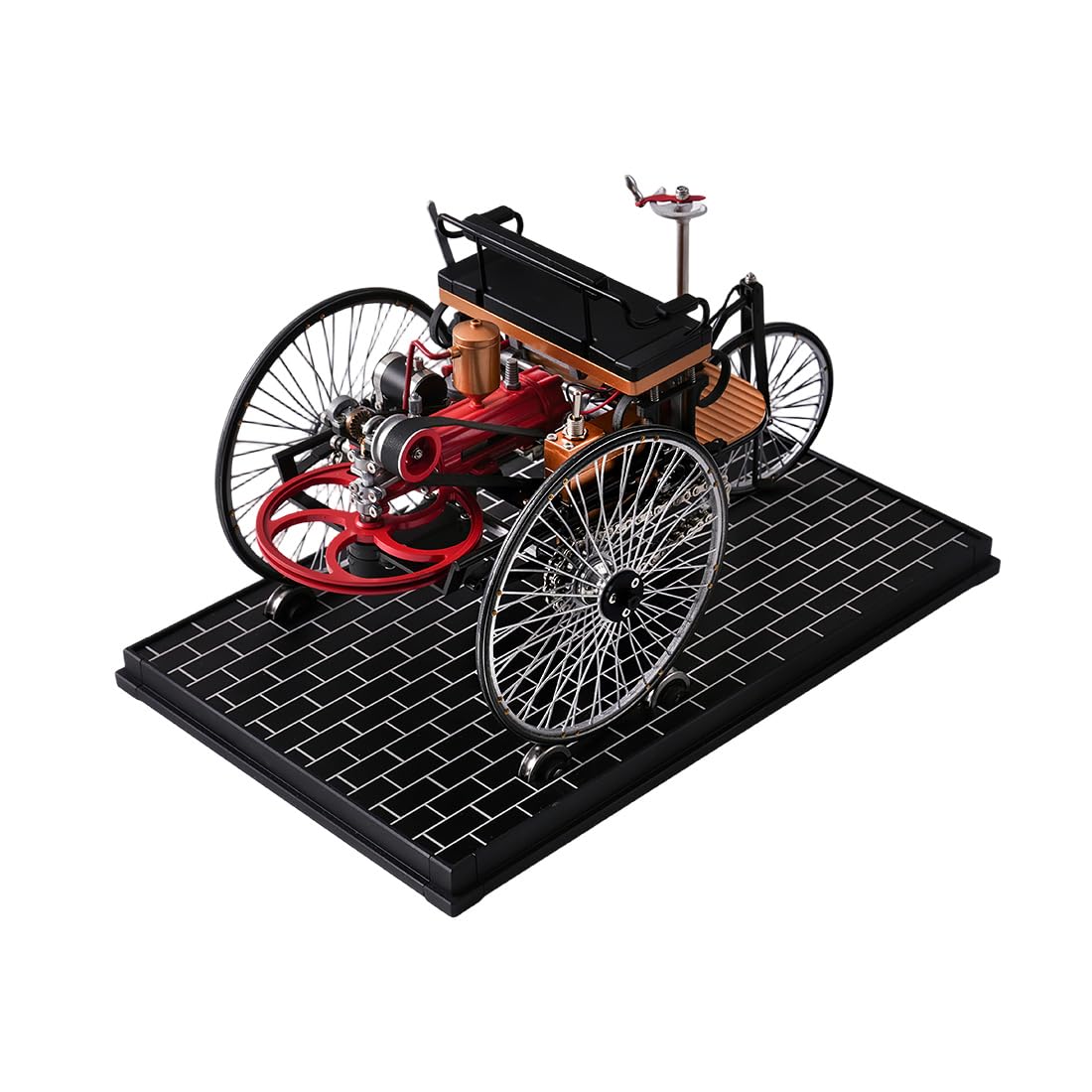 Vintage Metal Car Model Building Kit