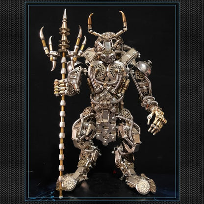 Metalkitor 3D Metal Puzzles for Adults, Bull Head Monster Model Kits DIY Ornament - Assembly Jigsaw Crafts Brain Teaser - Perfect Desk Decor and Gift Choice(2500+PCS)