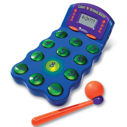 Learning Resources Light 'N' Strike Math Game, Ages 6+