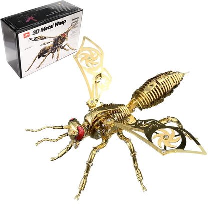 3D Metal Wasp Puzzle Kit for Adults