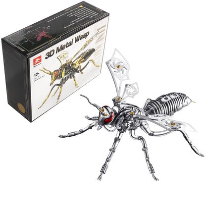 3D Metal Wasp Puzzle Kit for Adults