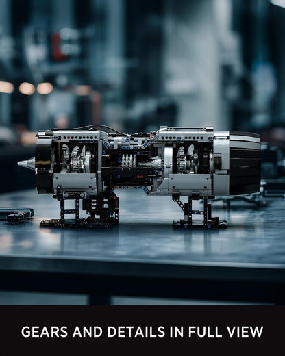 Turbofan Engine Building Set for Adults