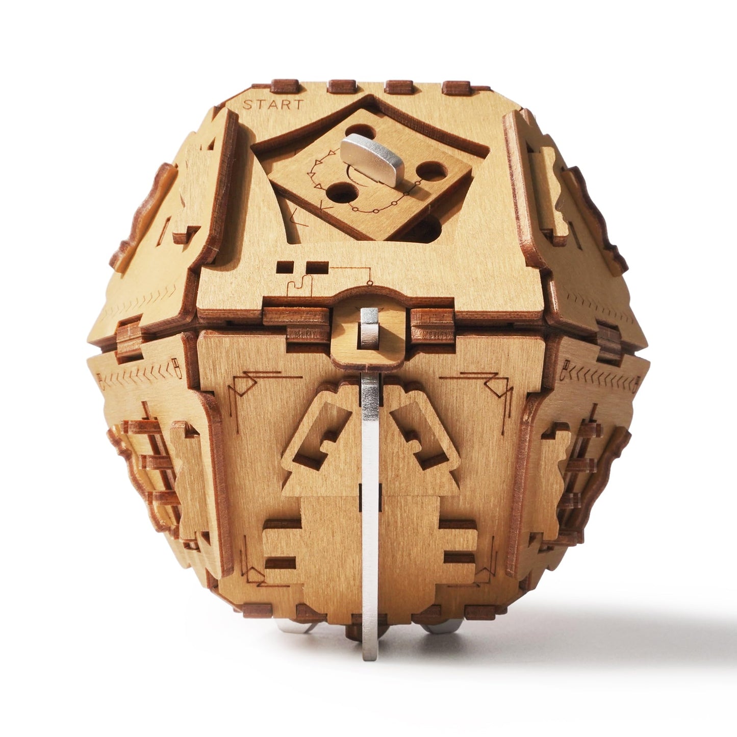 Puzzle Potato Tesla Box - Electronic Puzzle Box - Escape Room Game in a Box - Brain Teaser - 3D Wooden Puzzle for Adults - Money Puzzle Box for Cash Gift - Birthday GiftBox MoneyBox