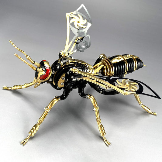 3D Metal Wasp Puzzles for Adults Model Kits Mechanical Puzzle Building Blocks, Difficult DIY for Assembly Gifts for Men