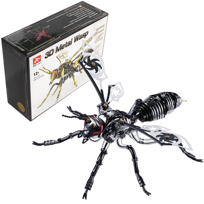 3D Metal Wasp Puzzle Kit for Adults