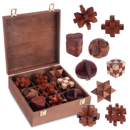 Brain Teaser Puzzles for Adults Teens - 3D Brain Teaser Puzzle Game Toys