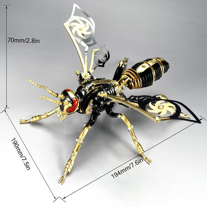 3D Metal Wasp Puzzle Kit for Adults