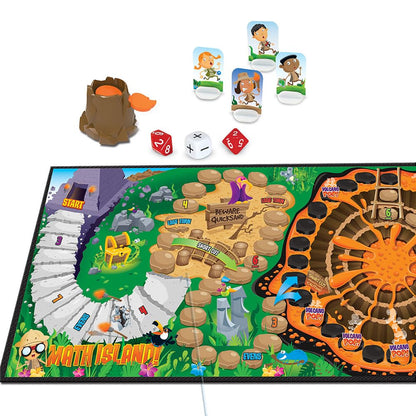 Learning Resources Math Island Addition & Subtraction Game, Elementary Teaching Toys, Children's Educational Indoor Games, 8 Pieces, Age 6+ Gifts for Kids