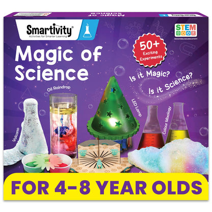 Smartivity Magic Science Kit for Kids 4-8 Years, 50+ Experiments