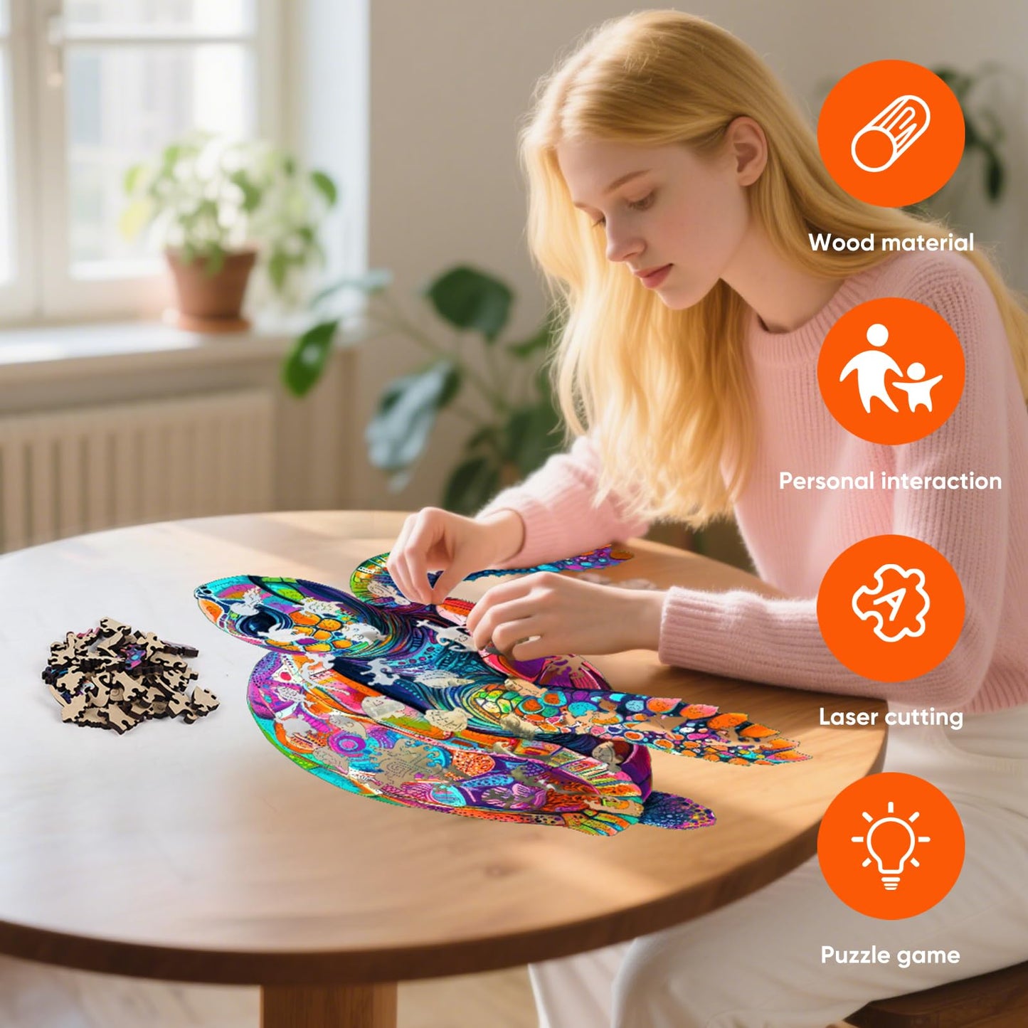 Mys Aurora Wooden Jigsaw Puzzles for Adults 200 300 500 Pieces