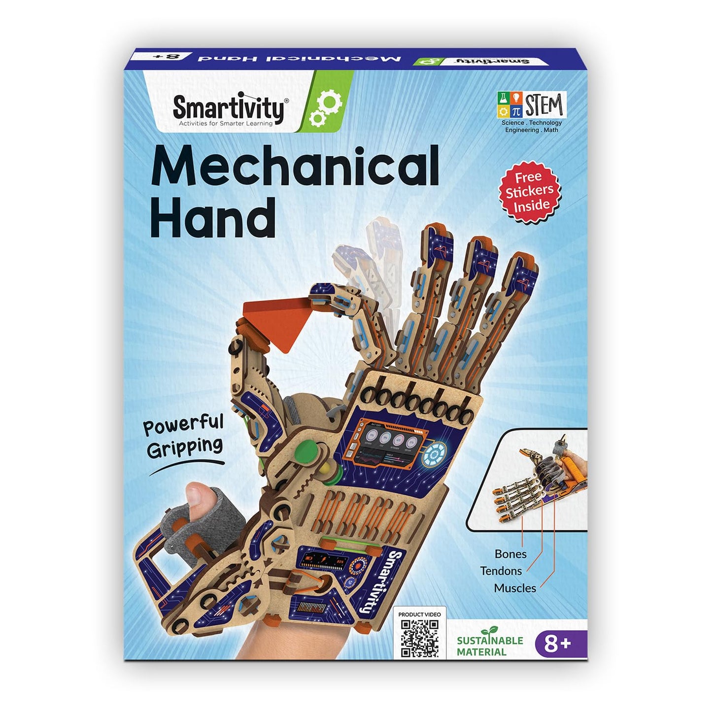 Smartivity Robotic Mechanical Hand STEM Toy for Kids 8-14