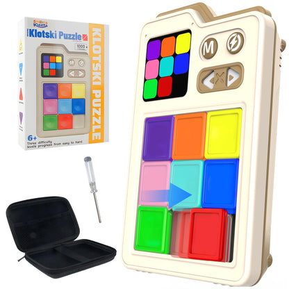 SMILESSKIDDO Kids Games Brain Teaser Slide Puzzle, with 1000+ Challenges