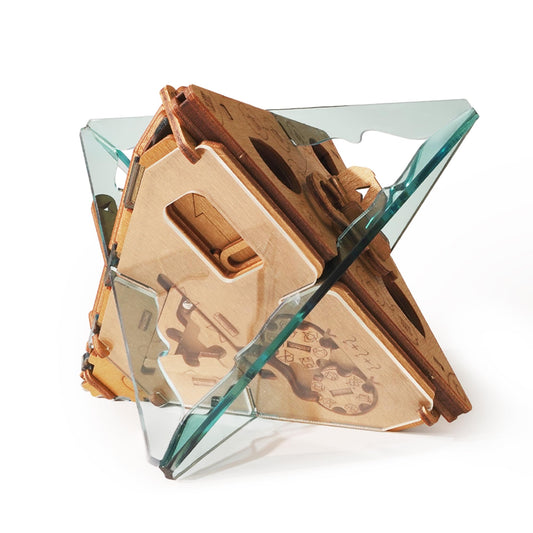 Puzzle Potato Tesla Box - Electronic Puzzle Box - Escape Room Game in a Box - Brain Teaser - 3D Wooden Puzzle for Adults - Money Puzzle Box for Cash Gift - Birthday GiftBox MoneyBox