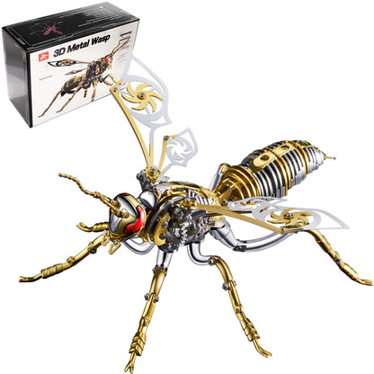 3D Metal Wasp Puzzle Kit for Adults