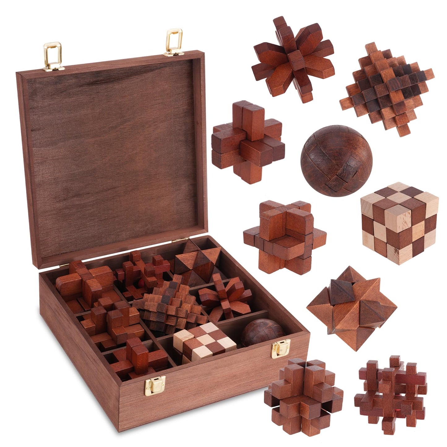 Brain Teaser Puzzles for Adults Teens - 3D Brain Teaser Puzzle Game Toys