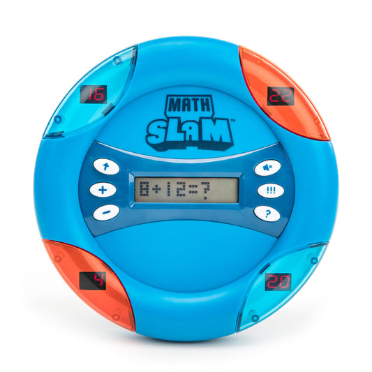 Educational Insights Math Slam - Handheld Electronic Math Games for Kids 5-7, First Grade Addition and Subtraction Games, Basic Algebra Learning Game, Self-Teaching Elementary STEM Tools