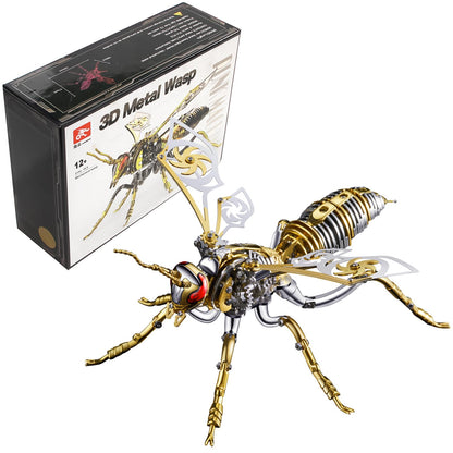 3D Metal Wasp Puzzle Kit for Adults