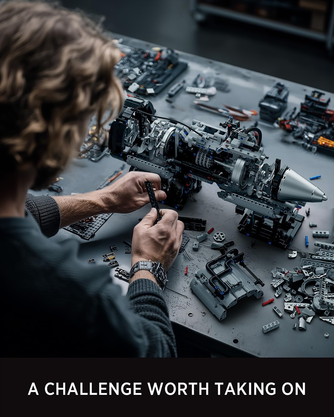 Turbofan Engine Building Set for Adults
