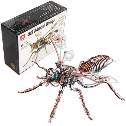 3D Metal Wasp Puzzle Kit for Adults