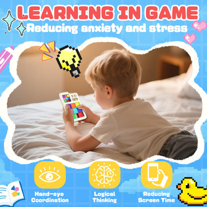 SMILESSKIDDO Kids Games Brain Teaser Slide Puzzle, with 1000+ Challenges