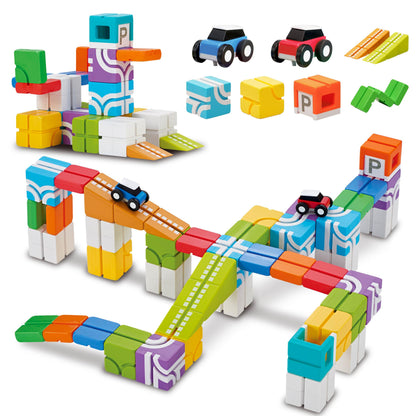 QBI Toy Magnet Building Tiles Sets for 2-5 Years Old Kids