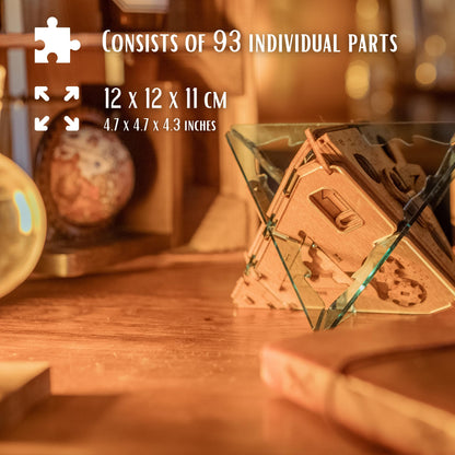 Puzzle Potato Tesla Box - Electronic Puzzle Box - Escape Room Game in a Box - Brain Teaser - 3D Wooden Puzzle for Adults - Money Puzzle Box for Cash Gift - Birthday GiftBox MoneyBox
