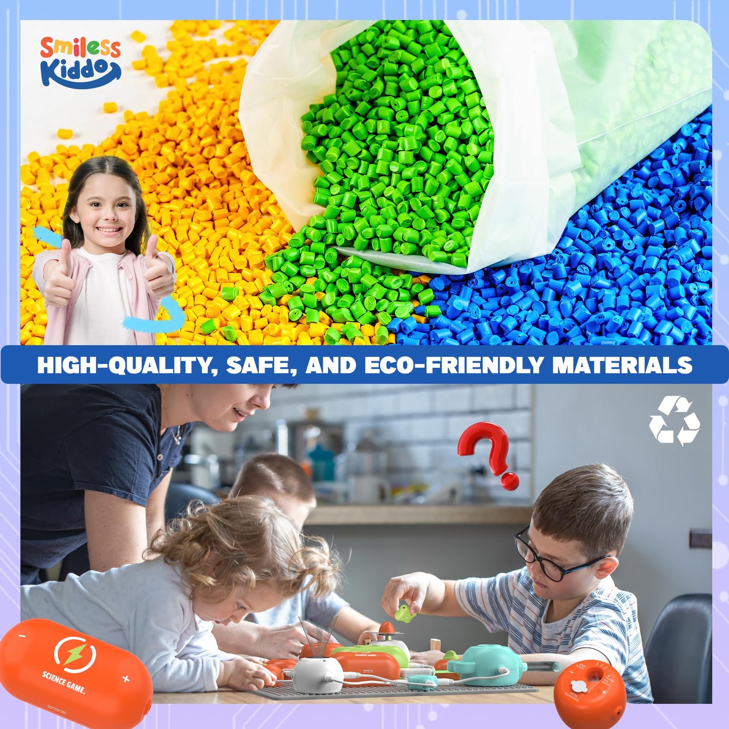 Science Kits for Kids - STEM Kits for Kids, Electronics Exploration Kit, STEM Educational Toy Gifts for Kids Boys Girls Ages 3 4 5 6 7 8 9 10 11 12