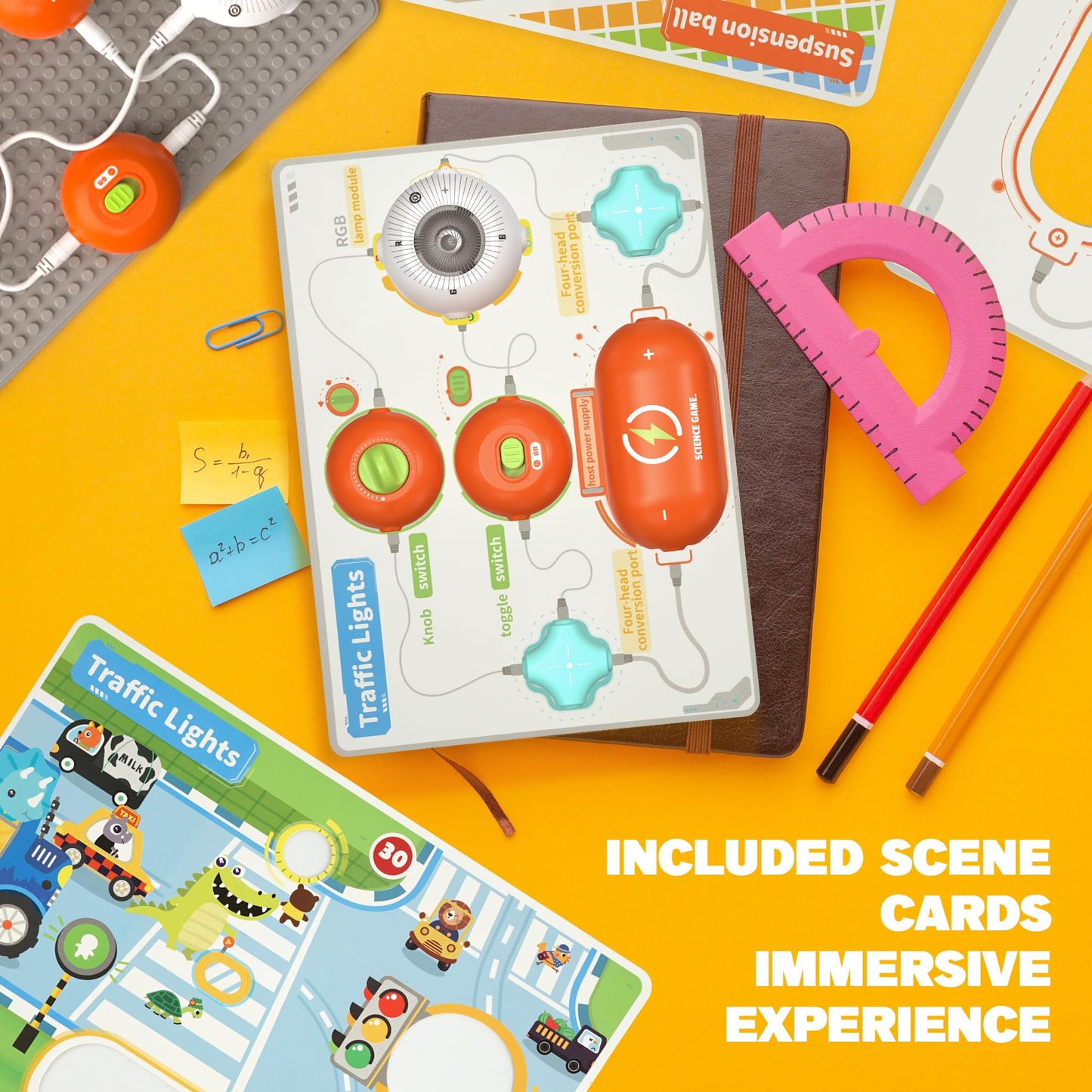 Science Kits for Kids - STEM Kits for Kids, Electronics Exploration Kit, STEM Educational Toy Gifts for Kids Boys Girls Ages 3 4 5 6 7 8 9 10 11 12