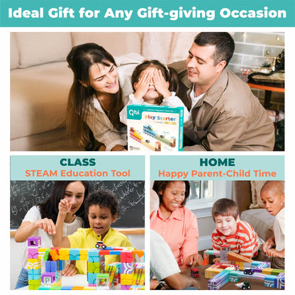 QBI Toy Magnet Building Tiles Sets for 2-5 Years Old Kids
