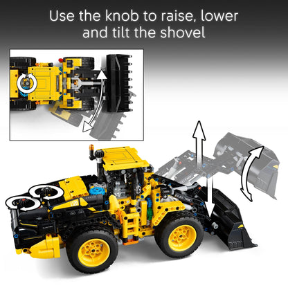 LEGO Technic Volvo L120 Electric Wheel Loader Construction Toy - Pretend Play Building Set - Great Birthday Gift for Boys, Girls, and Kids 9+ Who Love Vehicle Playsets - 42209