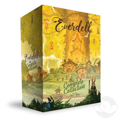 Everdell Collector’s Edition & Complete Collection | Deluxe Strategy Board Games with Exclusive Content, Metal Tokens, Expansions, & Ever Tree | Worker Placement, Tableau Building, 1-4 Players,Ages 10