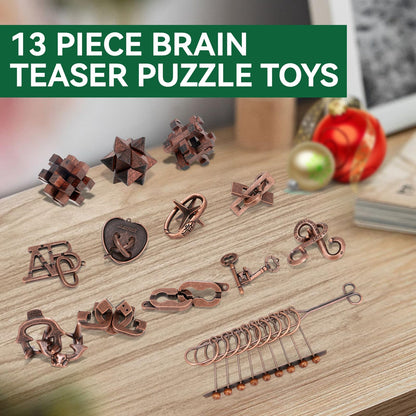 Brain Teaser Puzzles for Adults Teens - 3D Brain Teaser Puzzle Game Toys
