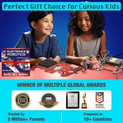 Butterfly Edufields Science and stem Electronic Robot Kits for Kids with Motors
