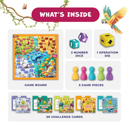 Number Hunter Math Board Game