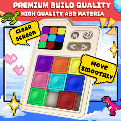 SMILESSKIDDO Kids Games Brain Teaser Slide Puzzle, with 1000+ Challenges