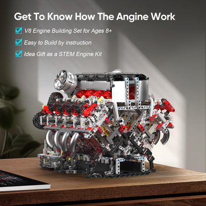 V8 Engine Building Kit for Adults