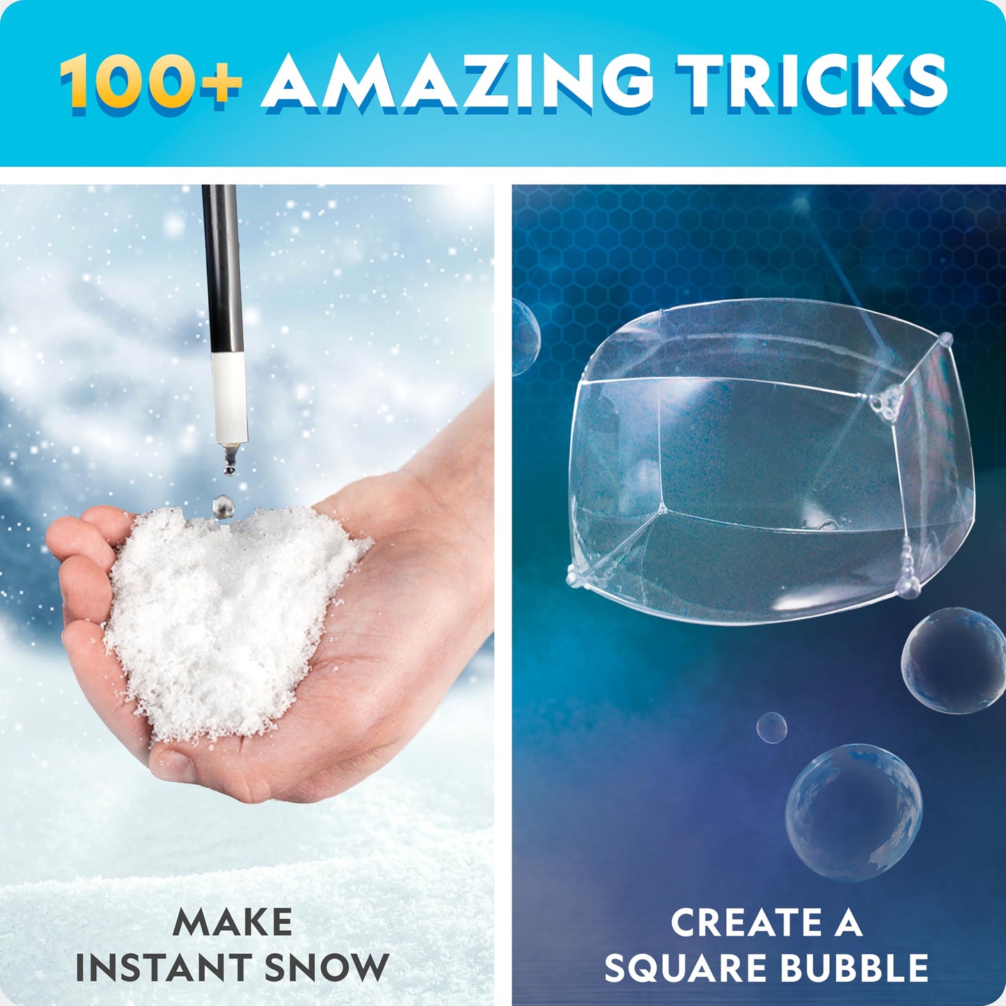 National Geographic Science Magic Kit - Science Kit for Kids with 100+ Unique Experiments and Magic Tricks, Chemistry Set & STEM Project, A Great Gift for Boys and Girls (Pack of 6)